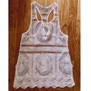 Abercrombie and Fitch- white cover up dress